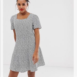 ASOS Glamorous Smock Spotted Dress NWT